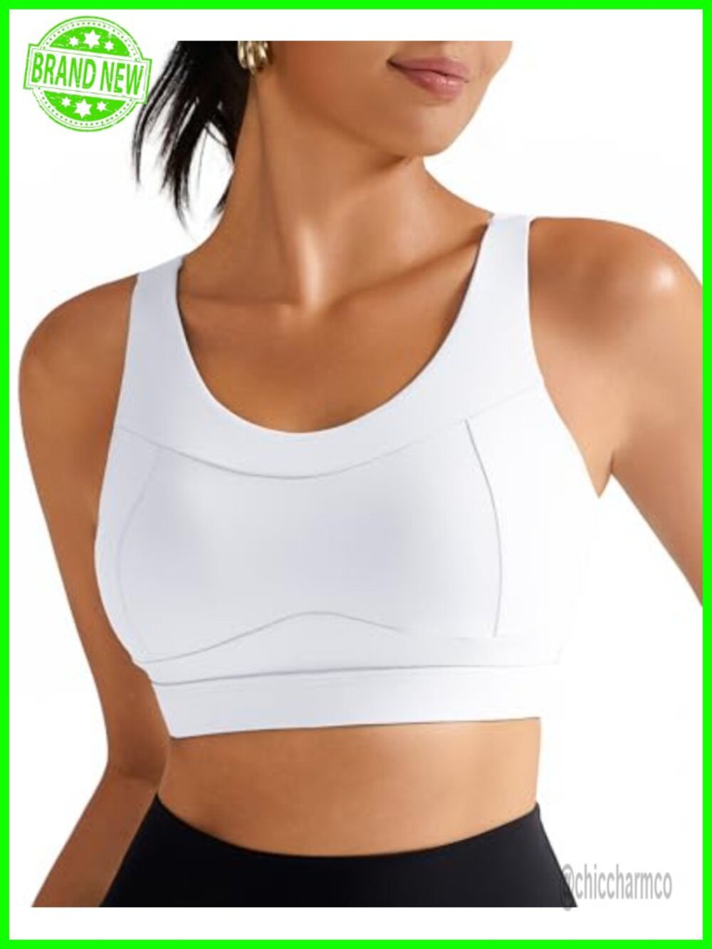 High Impact Sports Bra Racerback with Molded Cups